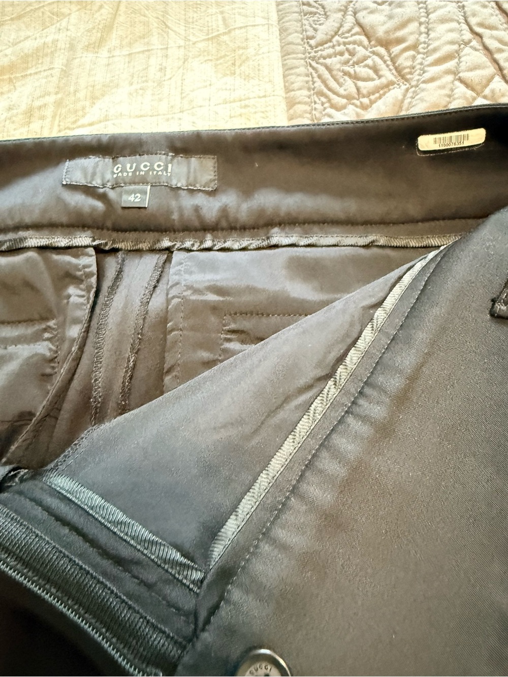 Gucci Black Wide Leg Dress Pants - Picture 4 of 7